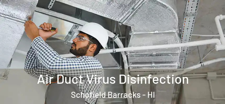 Air Duct Virus Disinfection Schofield Barracks - HI