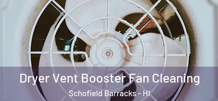 Dryer Vent Booster Fan Cleaning Schofield Barracks - HI