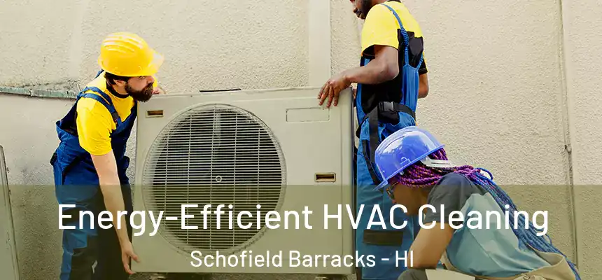 Energy-Efficient HVAC Cleaning Schofield Barracks - HI